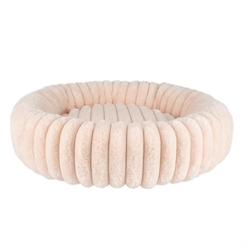 Nordic Paws Ripple Comfort Rund Hundsäng Rosa